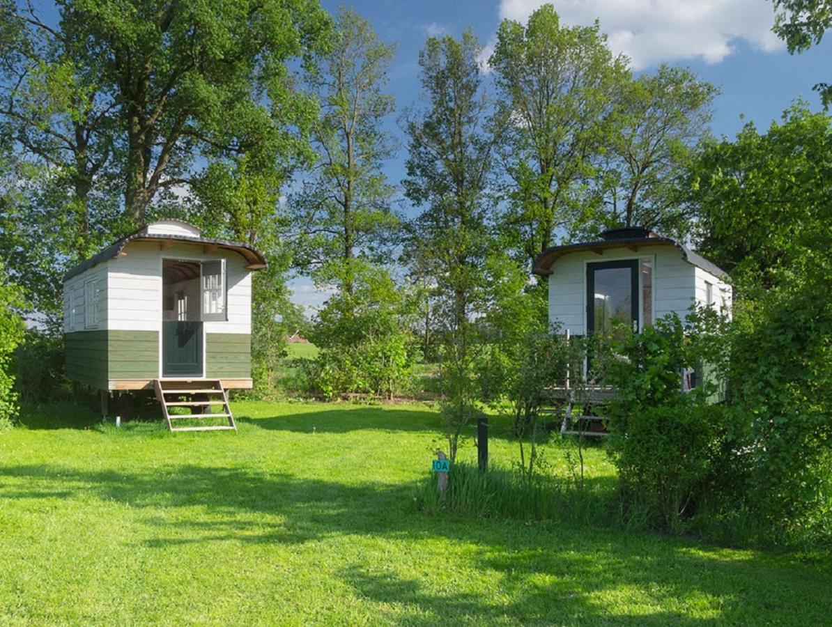 B&B Pipowagen "Het Wellnesst" Op Wellness Camping En B&B Stoltenborg Meddo ภายนอก รูปภาพ