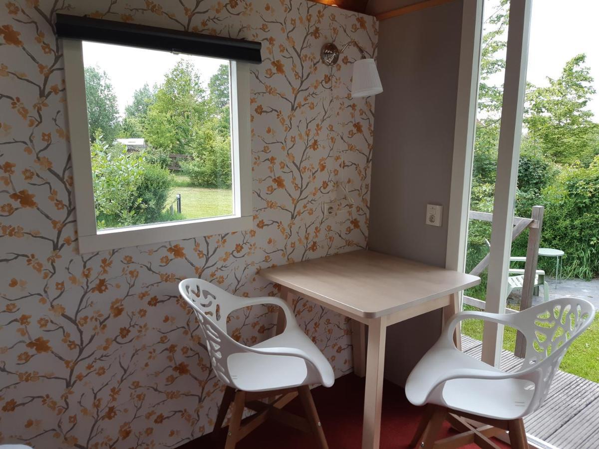 B&B Pipowagen "Het Wellnesst" Op Wellness Camping En B&B Stoltenborg Meddo ภายนอก รูปภาพ